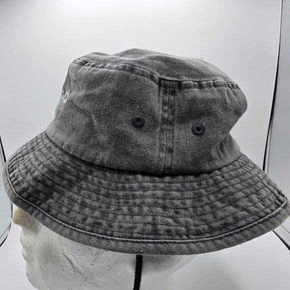 Rip Curl Premium Surf Gray UPF Sun Bucket Hat Summer Beach Walking Outdoors - Picture 2 of 7